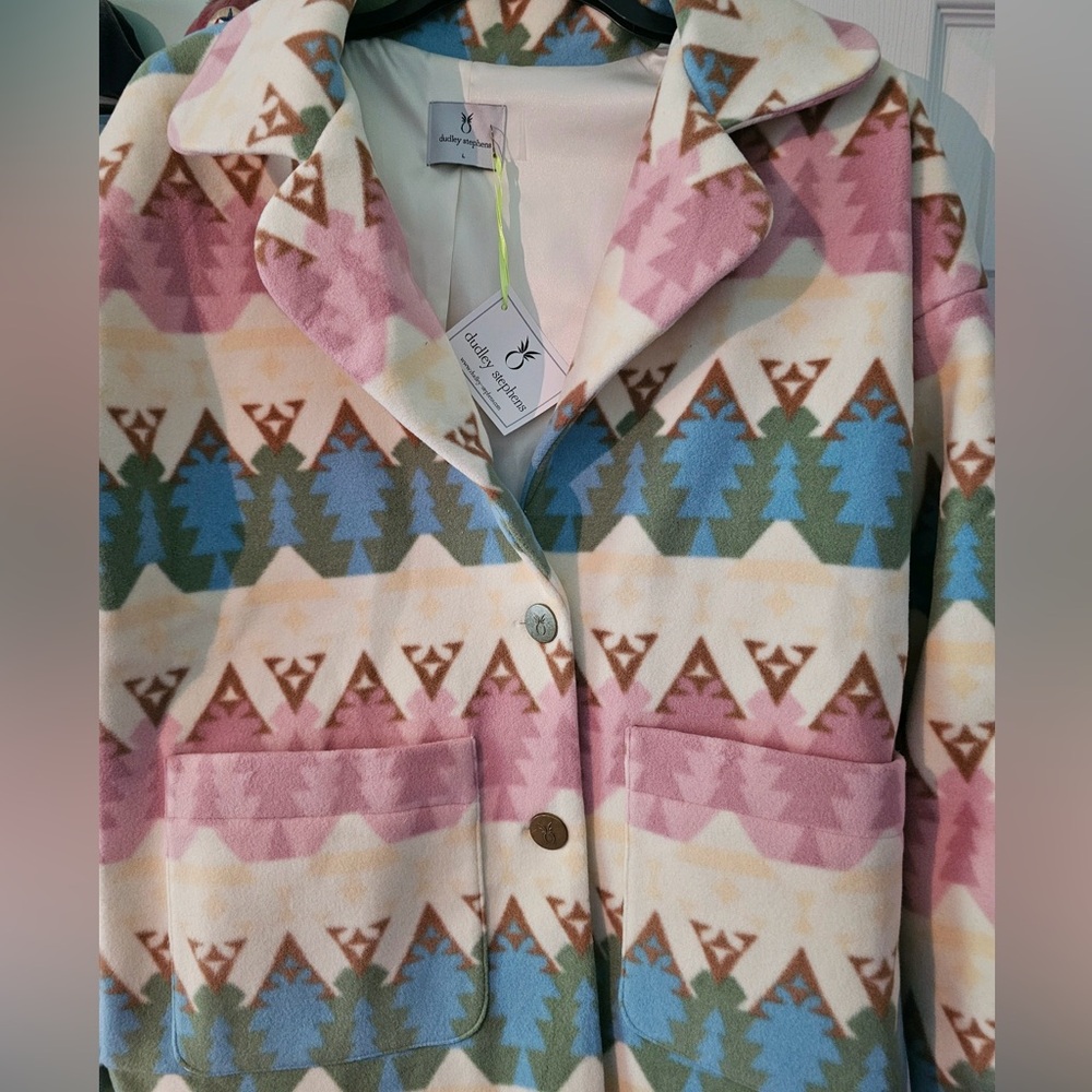 *NWT* Dudley Stephens Rockland Coat in Vello Fleece